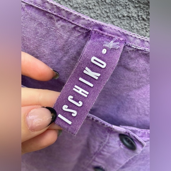 ISCHIKO® Dress Fayola / Lyocell-Linen in Lilac - Picture 5 of 11